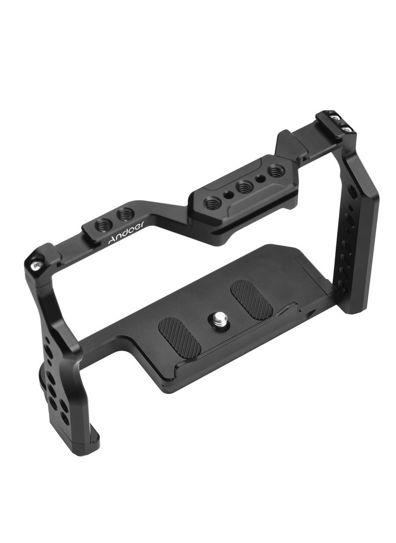 ANDOER - Andoer Aluminum Alloy With Dual Cold Shoe Camera Video Rabbit Cage - Image 1