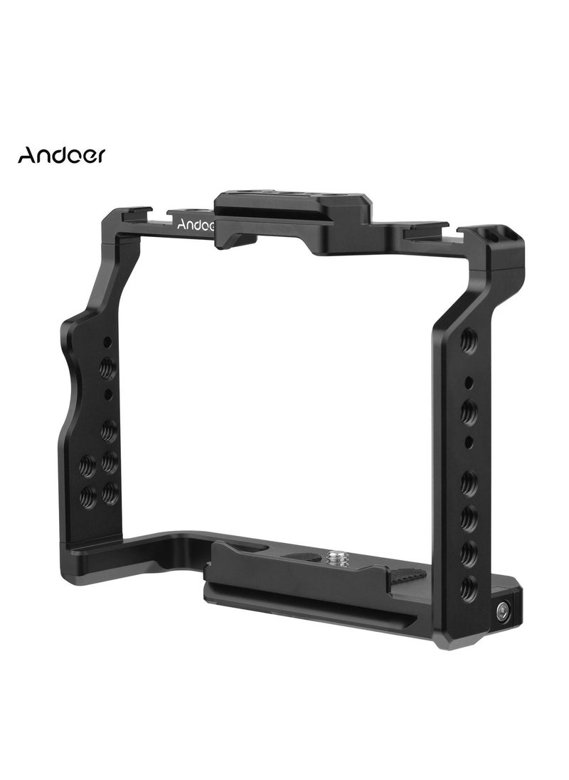 ANDOER - Andoer Aluminum Alloy With Dual Cold Shoe Camera Video Rabbit Cage - Image 1
