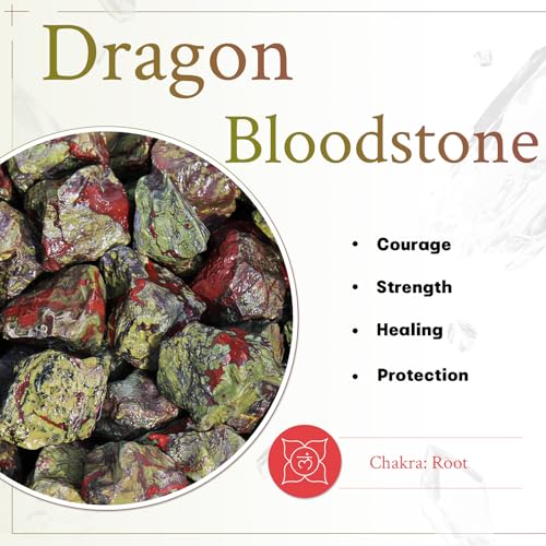 mookaitedecor Brushed Stainless Steel with Dragon Blood Jasper Double Crystal Points Drawer Pulls Cabinets Handles Door Knobs for Dresser Cupboard Kitchen Decor - Image 3