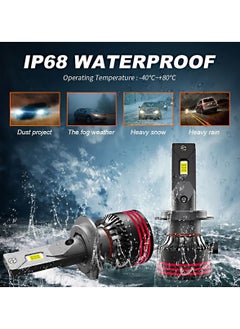 TBS DESIGN 2 Pieces H7 55W LED Headlight Bulb Assembly 5500 Lumens Xtreme Bright With Color Temperature 6000K  - Image 5