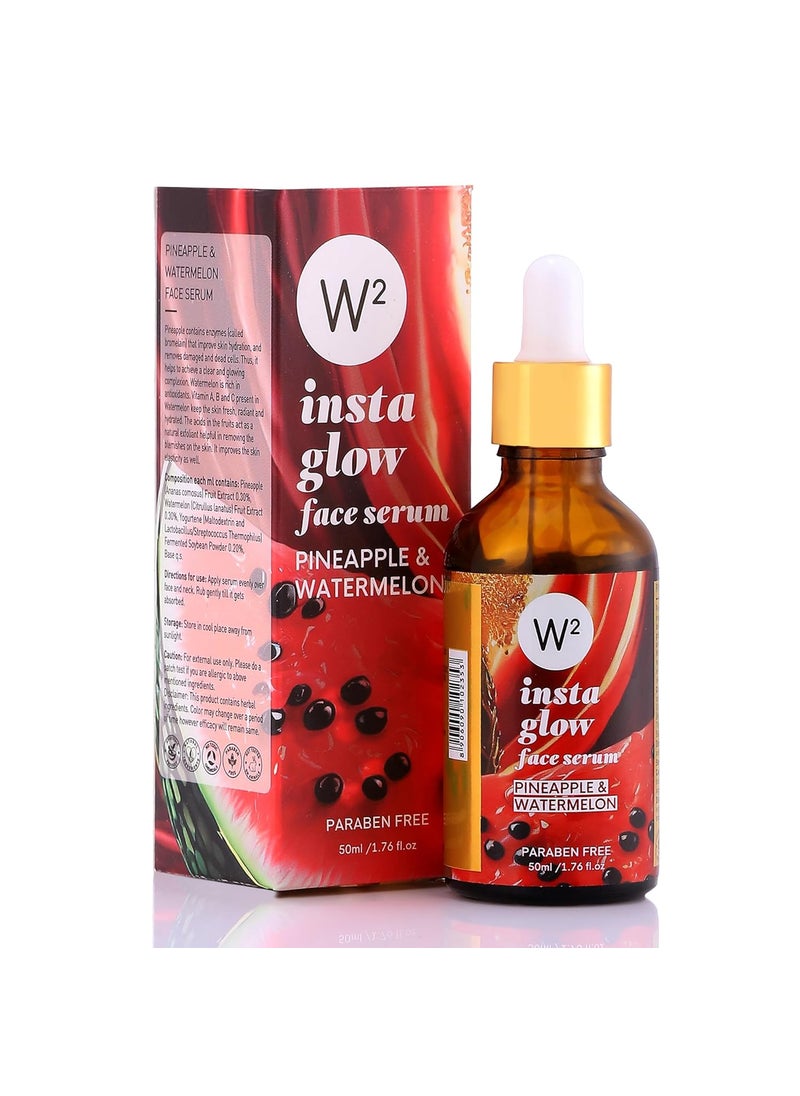 W2 W2 Why Wait Pineapple Watermelon Face Serum for Skin Hydrates Moisturizes Plumps Skin Reduces Wrinkles 50 Ml  - Image 2