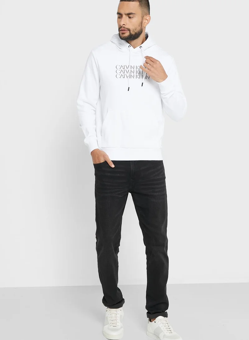 CALVIN KLEIN Logo Printed Hoodie