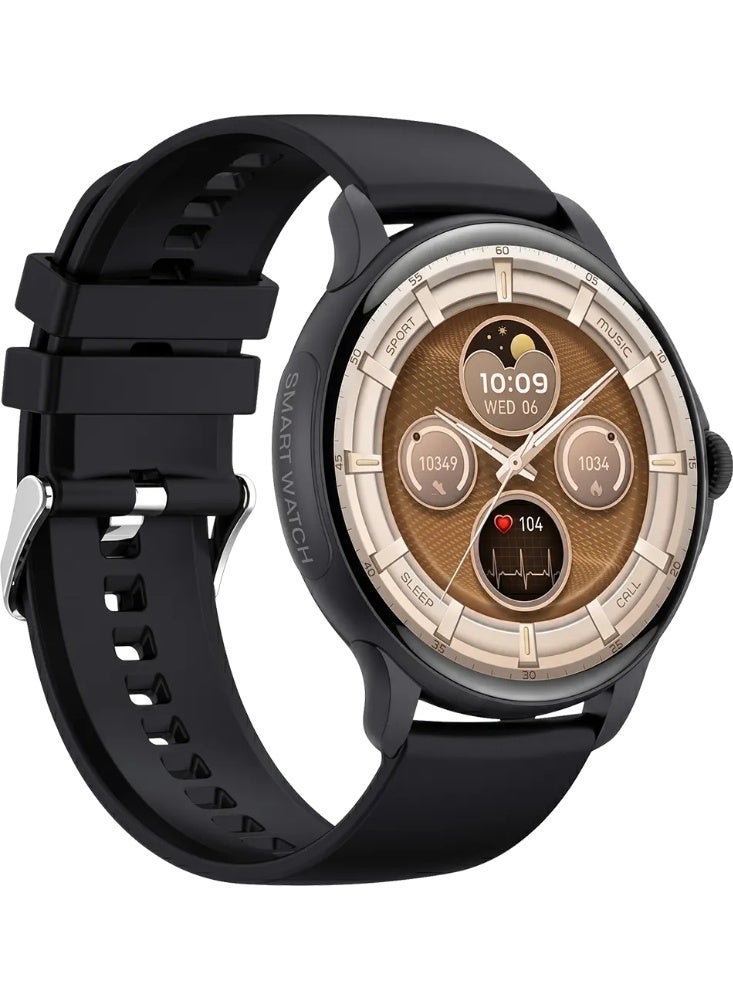 تشوتيك SmartWatch WT037 Display 1.43 inches AMOLED Bluetooth 5.3 Battery 300mAh-Black Black - Image 4