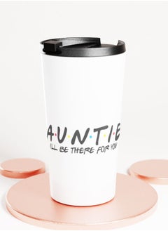 LIT White Tumbler Aunt Gift Travel Tumbler Best Aunty Present Auntie Friends Spoof  - Image 1