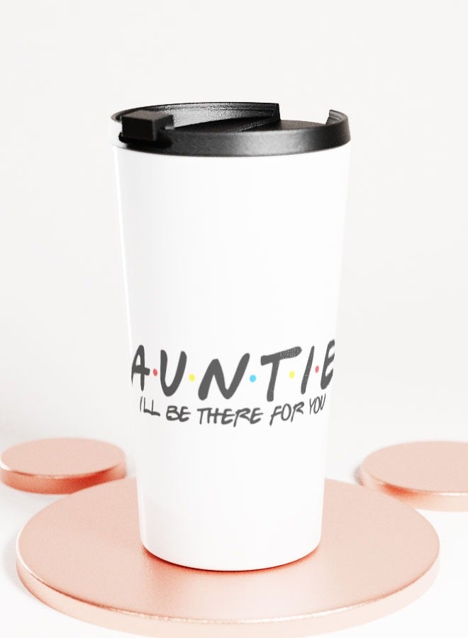LIT White Tumbler Aunt Gift Travel Tumbler Best Aunty Present Auntie Friends Spoof - Image 1