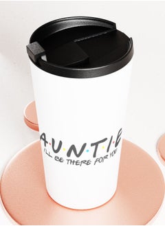 LIT White Tumbler Aunt Gift Travel Tumbler Best Aunty Present Auntie Friends Spoof  - Image 2