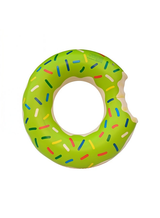 Donut Green New Summer Watermelon Swimming Ring Pvc Thick Single-layer Best Red Watermelon Ring - Image 1