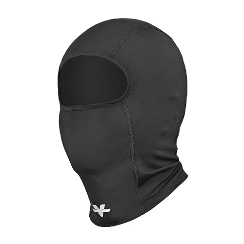 ViaTerra Men's Polyester Blend B100 Balaclava Helmet Liner | Universal Free Size | Anti-Odor, Breathable, Easy Stretch, Quick Dry Black - Image 1