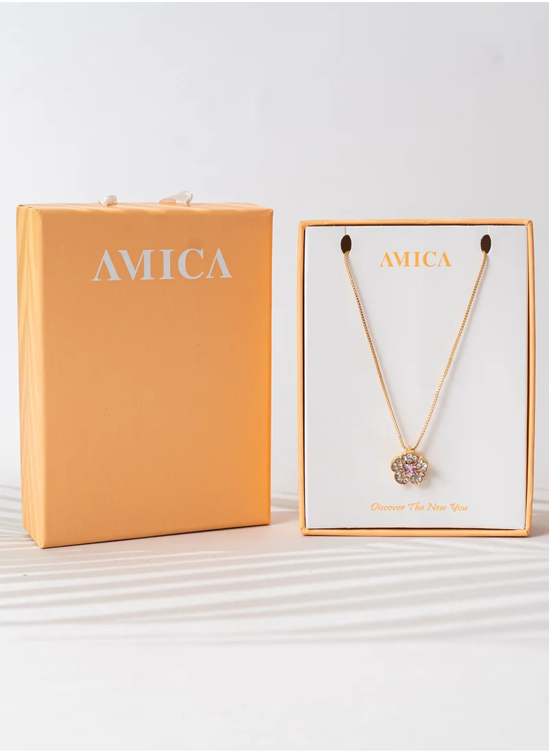AMICA Flower Pendant Necklace