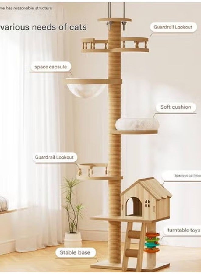 KLNAMAEAAN Extra Tall Cat Tree for Ultimate Climbing and Perching Experience - Image 2