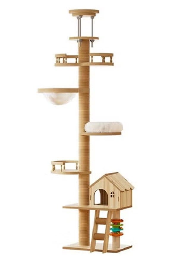 KLNAMAEAAN Extra Tall Cat Tree for Ultimate Climbing and Perching Experience - Image 1