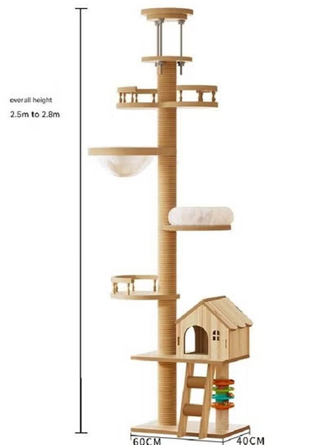 KLNAMAEAAN Extra Tall Cat Tree for Ultimate Climbing and Perching Experience - Image 3