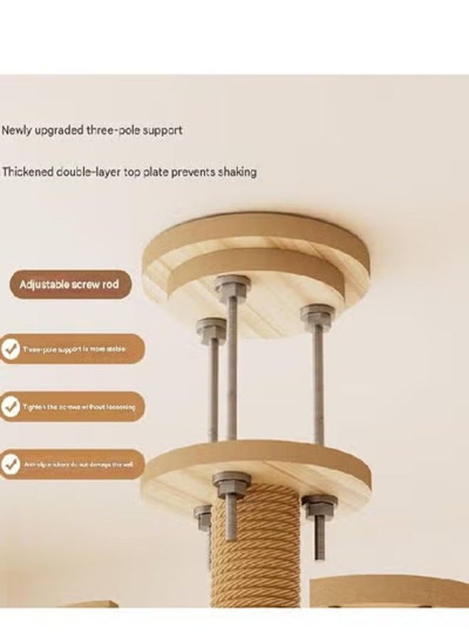 KLNAMAEAAN Extra Tall Cat Tree for Ultimate Climbing and Perching Experience - Image 5