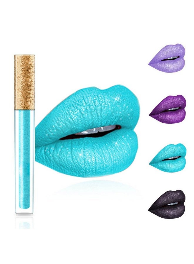 Edanta Kilshye Matte Lipstick Long Lasting Liquid Lipsticks Waterproof Cream Lip Gloss High Pigment Lipstick Non Stick Cup Lip Makeup For Women And Girls Pack Of 1 A Blue 8 - Image 1
