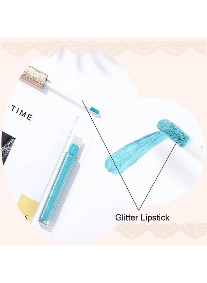 Edanta Kilshye Matte Lipstick Long Lasting Liquid Lipsticks Waterproof Cream Lip Gloss High Pigment Lipstick Non Stick Cup Lip Makeup For Women And Girls Pack Of 1 A Blue 8 - Image 5