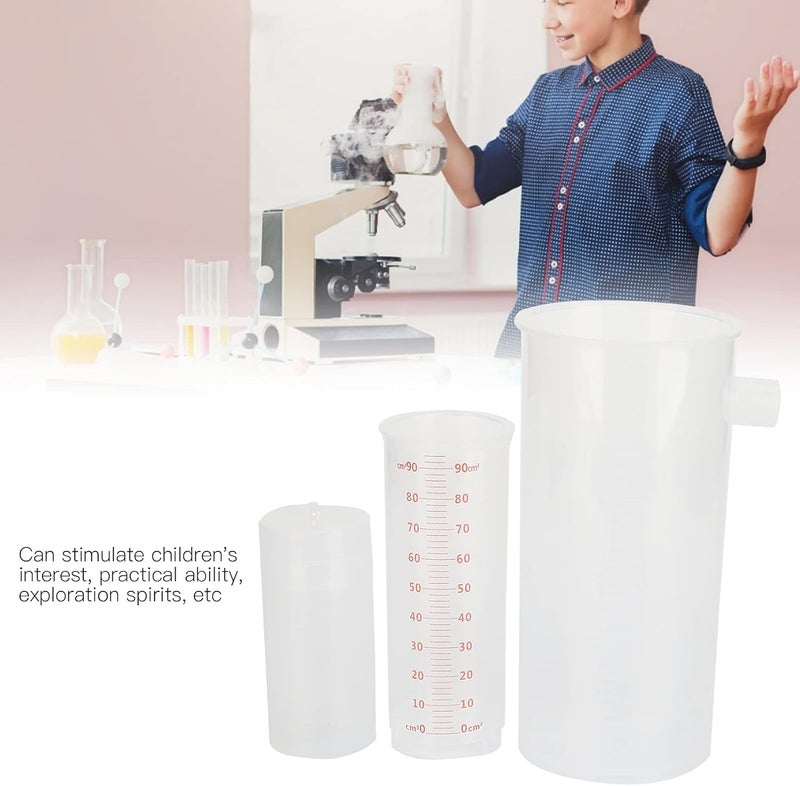 klarako Overflow Can Plastic Beaker, Archimedes Principle Teaching Tools School Lab Supplies Physics Experimenter Overflow Cup for Exploration - Image 2