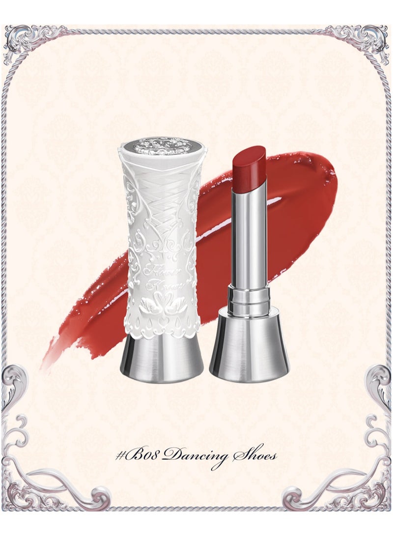 Flower Knows Swan Ballet Solid Lip Glaze Mirror Lipstick Profesional Makeup Lipgloss Moisturizing Korean Hydrating Lipstick (B08 Dancing Shoes) - Image 1