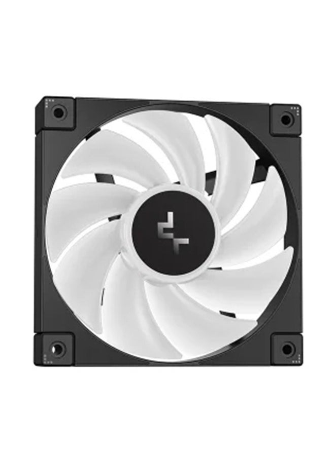 DEEPCOOL LT240 ARGB Liquid CPU Cooler, 240mm Radiator, 2*FD12 Fans, 600-2400 RPM Fan Speed, 72.04 CFM Airflow, 3400 RPM±10% Pump Speed, ARGB LED Lights, Hydro Bearing, R-LT240-BKAMNC-G-1 | Black  - Image 4