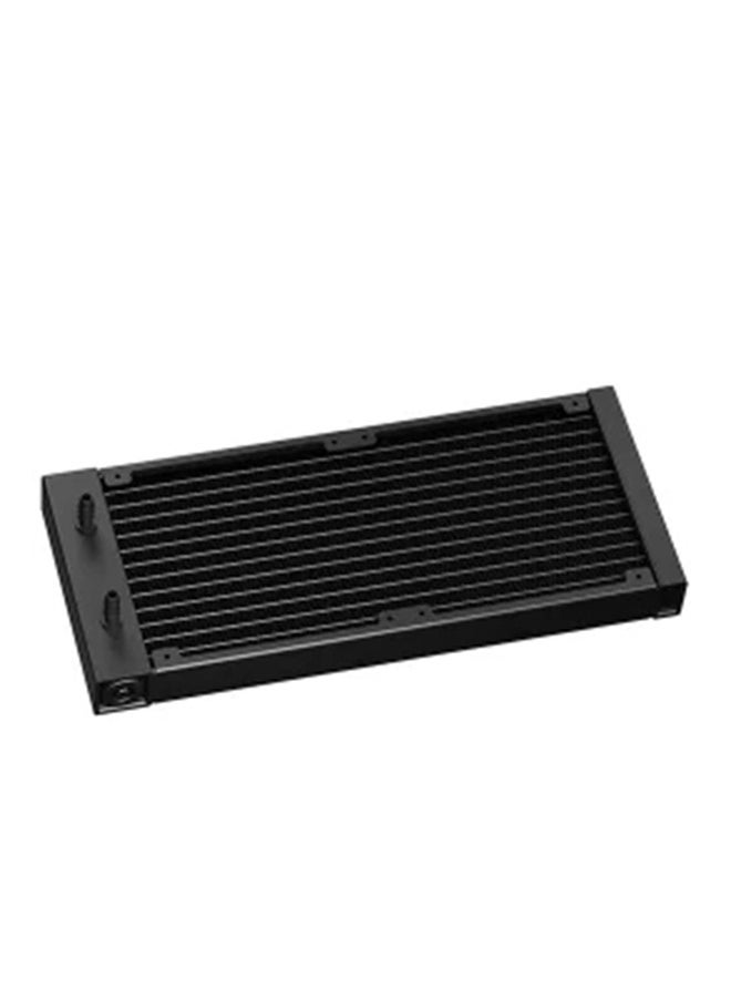 DEEPCOOL LT240 ARGB Liquid CPU Cooler, 240mm Radiator, 2*FD12 Fans, 600-2400 RPM Fan Speed, 72.04 CFM Airflow, 3400 RPM±10% Pump Speed, ARGB LED Lights, Hydro Bearing, R-LT240-BKAMNC-G-1 | Black  - Image 5