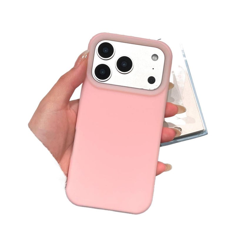 غطاء واقي، سيليكون باللون الوردي حماية من السقوط، مقاوم للصدمات لـ iPhone 15 / 15 Plus / 15 Pro / 15 Pro Max، وردي من السيليكون لترتيب الأغراض للاستخدام العملي سهل الحمل - Image 1