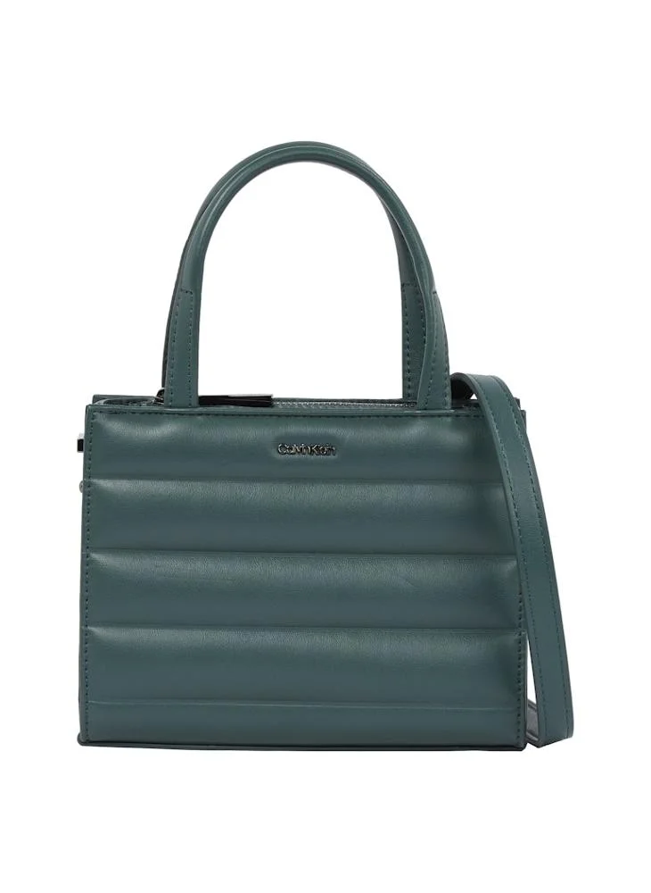 CALVIN KLEIN Quilted Top Handle Tote