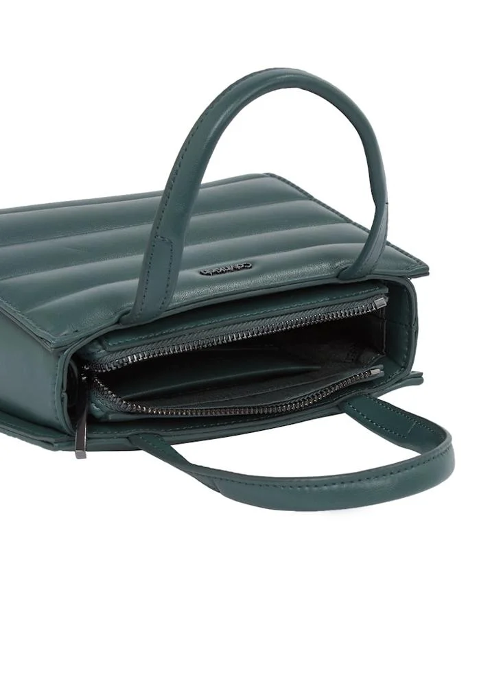 CALVIN KLEIN Quilted Top Handle Tote