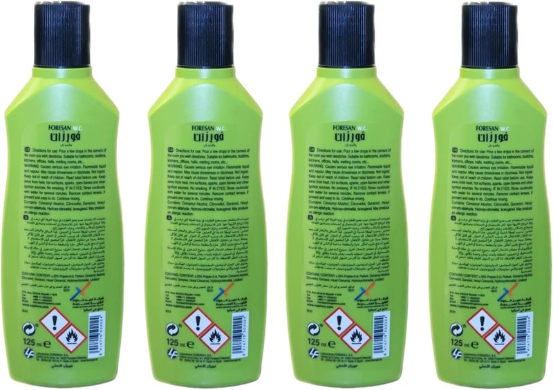 FORESAN W.C Concentrated Air Freshener 125 ml (Pack of 4) - Image 2