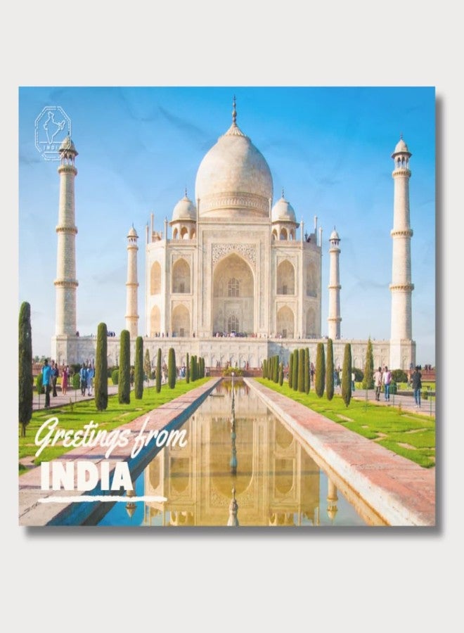 VERYFIRSTTALE Taj Mahal Postcard - Pack of 5 | Glossy Finish | 14 cm x 10.7 cm | Free Envelopes | Indian Souvenirs - Image 2