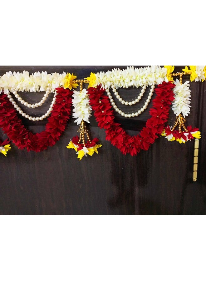 Afarza Toran for Main Door Latest Home Decoration Entrance Hanging Handmade Bandarwal Gift Item - Multicolor, 39 Inch - Image 3