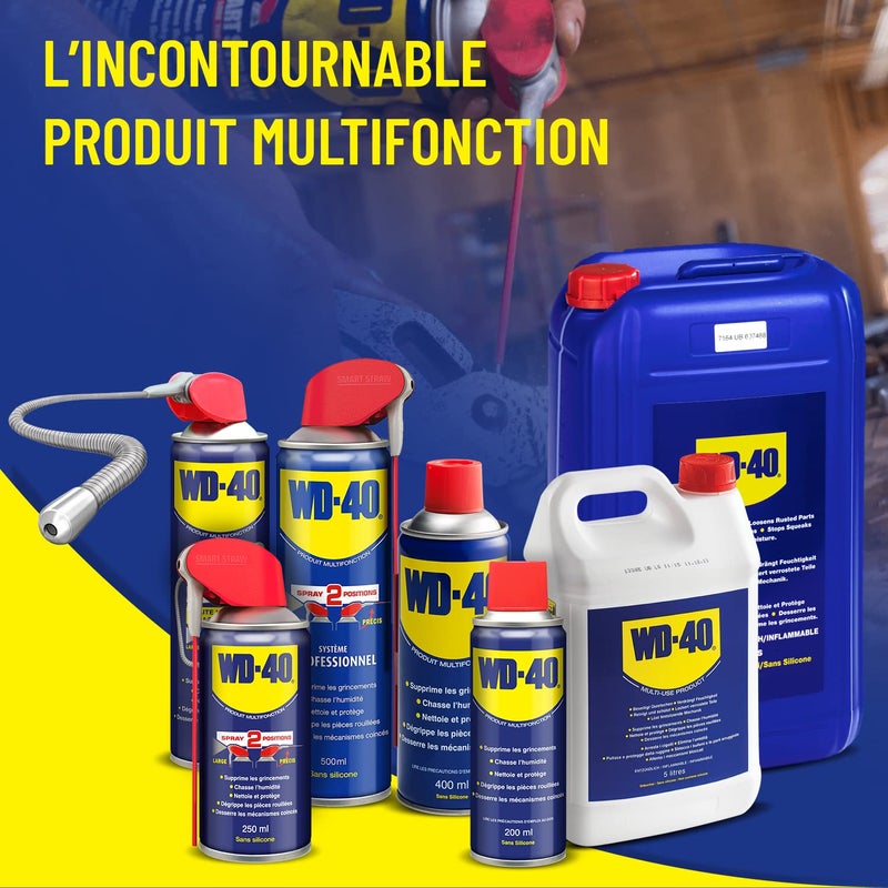 WD-40 Multi-Use 200ml Spray Aerosol Can - All-Purpose Lubricant for Home & Workshop Use - Image 5