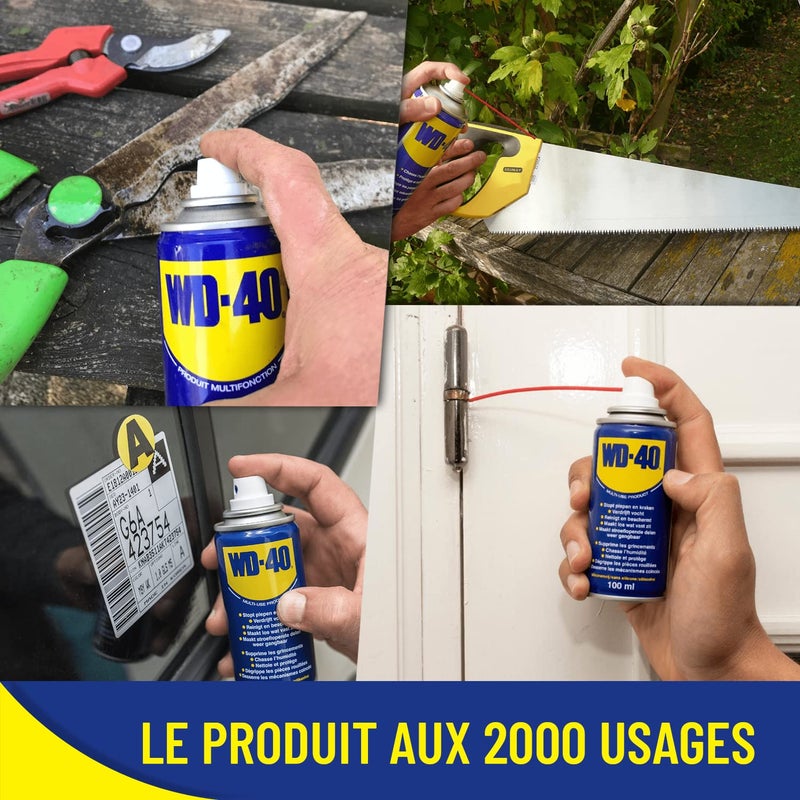 WD-40 Multi-Use 200ml Spray Aerosol Can - All-Purpose Lubricant for Home & Workshop Use - Image 4