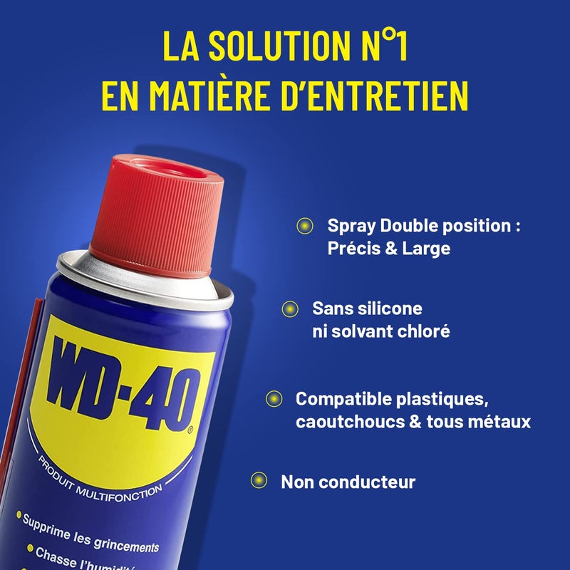 WD-40 Multi-Use 200ml Spray Aerosol Can - All-Purpose Lubricant for Home & Workshop Use - Image 3