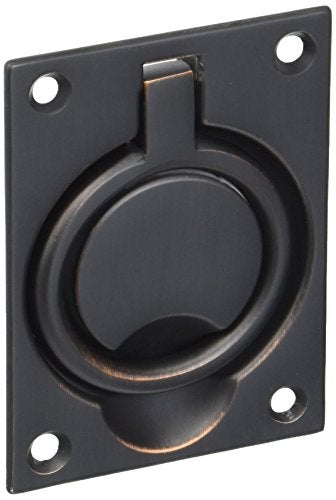 Baldwin 0395112 Flush Ring Pull, Aged Bronze - Image 4