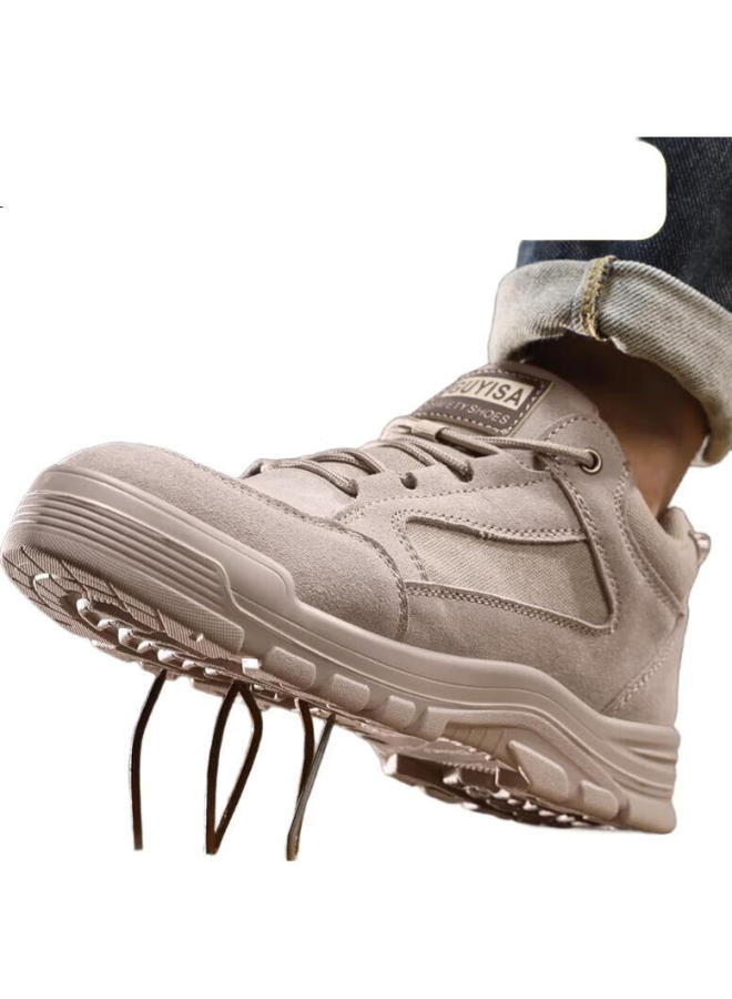 GUYISA Safety Shoes For Men, Winter Steel Toe Cap, Anti-Smashing, Anti-Puncture, Lightweight, Wear-Resistant Work Safety Functional Shoes 3115Lbn 38 - Image 2
