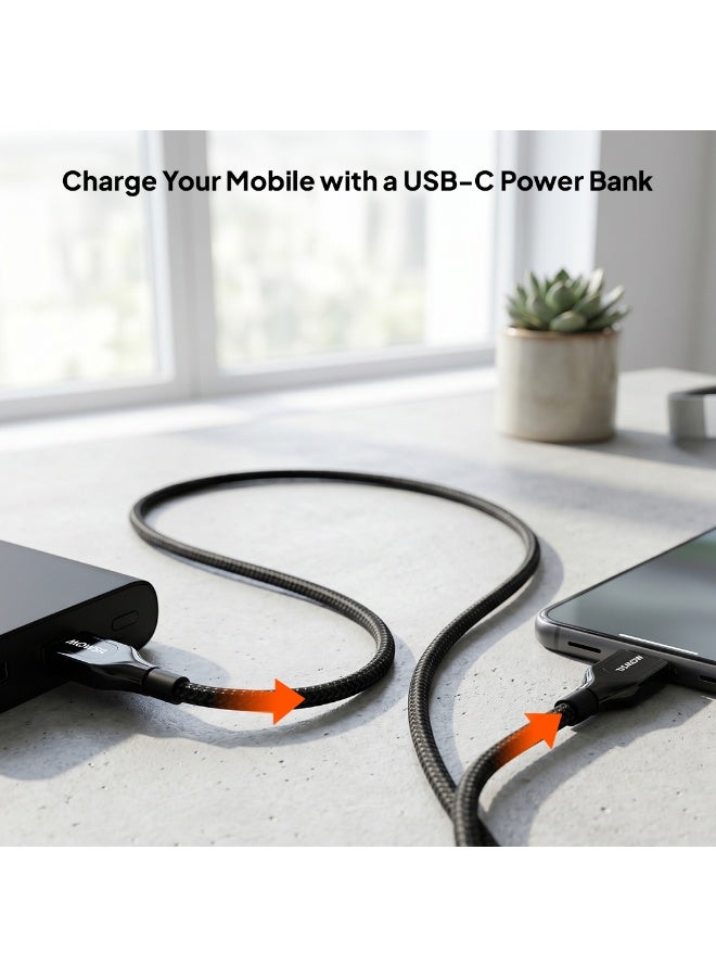 Mowsil USB-C to USB-C 100W PD Fast Charging Cable, 2M - Image 5