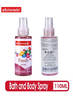 Aficionado Bath and Body Spray-BBS Fresh 110ml | Aura & Charm Perfume Spray | Long Lasting Fresh Fragrance | Perfume Spray for Man & Women - 110 ml. - pzsku/Z072FE14ED3EBA208896DZ/45/_/1740569488/0b24febd-678e-4880-8327-a05132d2c622