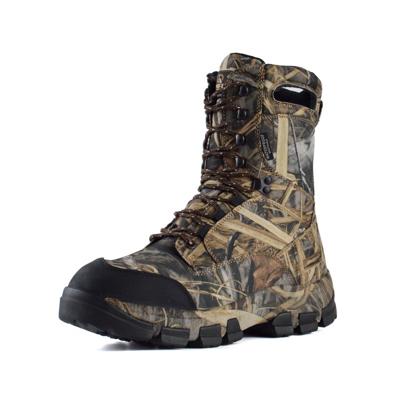 R RUNFUN Men's 10" Waterproof Insulated Hunting Boots Lightweight Non-slip Hiking Boots, 400g Thinsulate(RF013-10CW, Size10) - Image 1