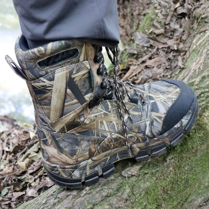 R RUNFUN Men's 10" Waterproof Insulated Hunting Boots Lightweight Non-slip Hiking Boots, 400g Thinsulate(RF013-10CW, Size10) - Image 3