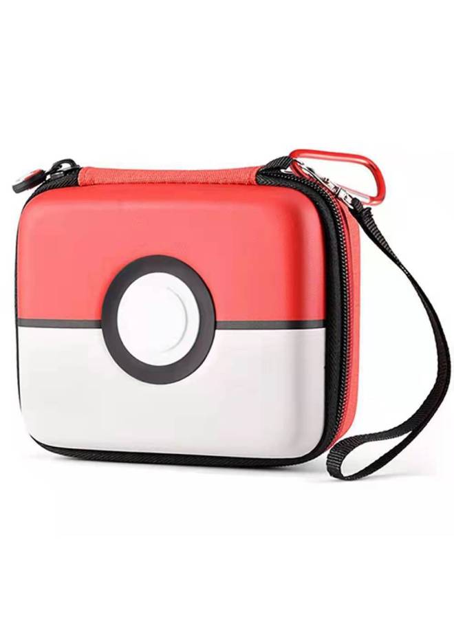Pokemon Trading Card Game Tcg Box Compatible Card Pack Digital Computer/game Console Protective Case-Model:Red And White Elf Ball