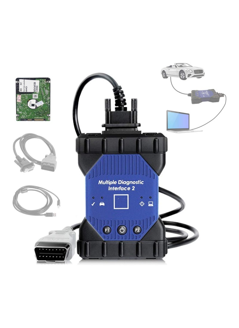 Generic - Latest MDI2 VCI Wifi For GM Multiple Car Scanner Diagnostic Tool Automatic vehicle identification Special gm diagnostic tool with Plug & Play Software 256 GB-SSD - Image 1