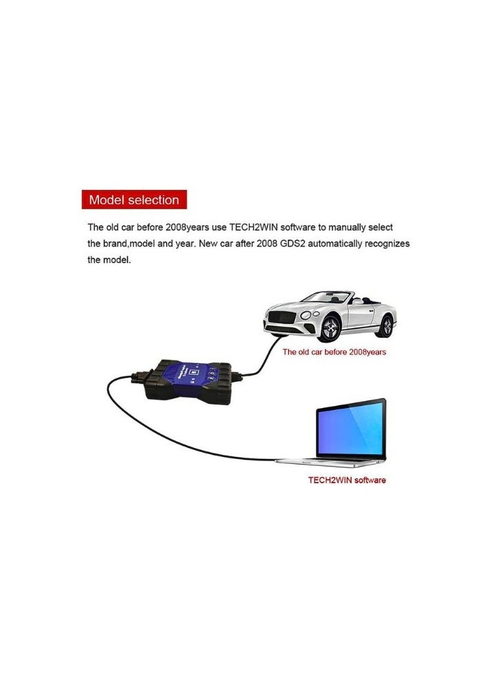 Generic - Latest MDI2 VCI Wifi For GM Multiple Car Scanner Diagnostic Tool Automatic vehicle identification Special gm diagnostic tool with Plug & Play Software 256 GB-SSD - Image 1