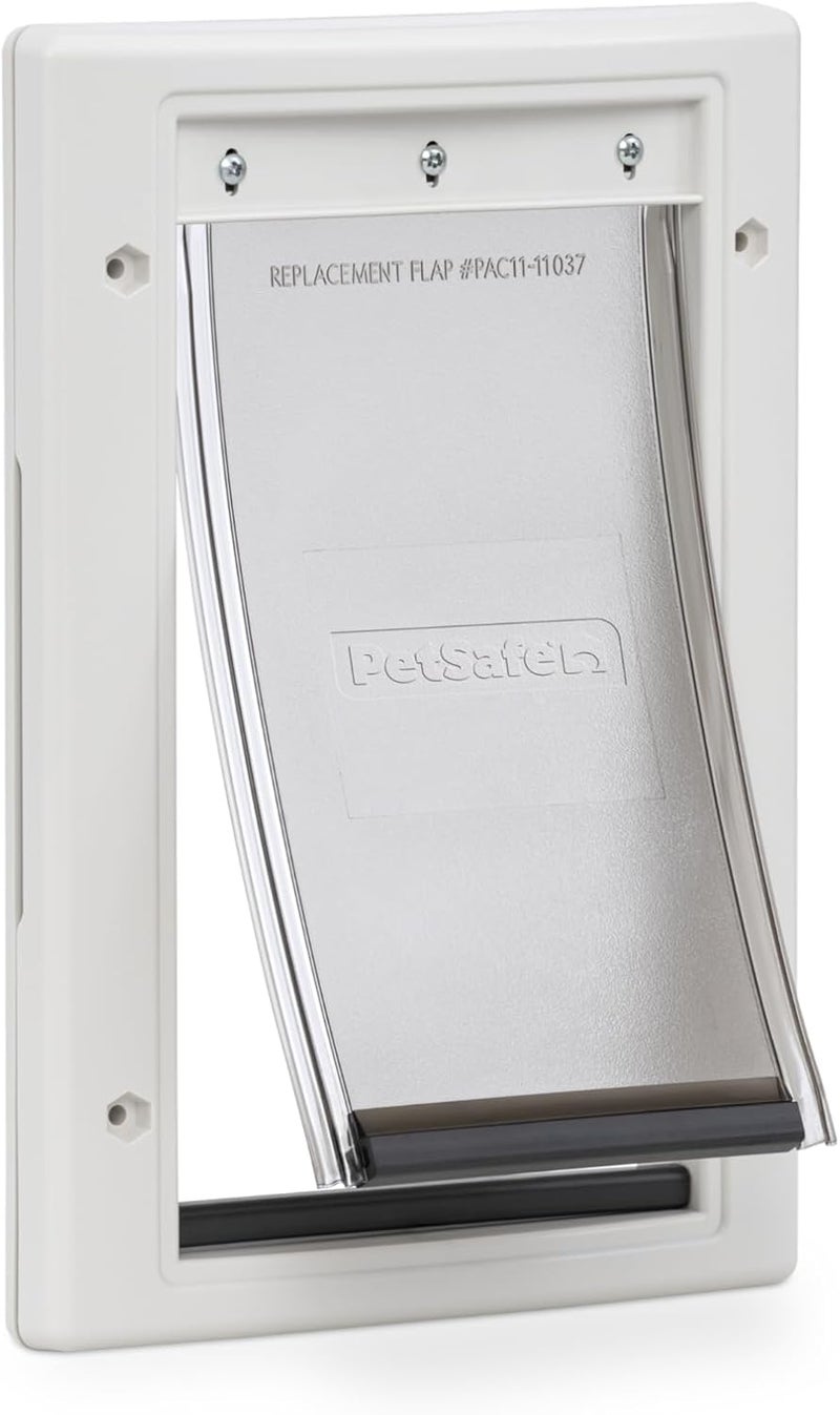 PetSafe Plastic Dog and Cat Door, Small - For Pets Up To 15 lb, Paintable with Easy DIY Installation and Security Cover - Image 1