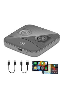 KASTWAVE Wireless CarPlay, Adapter for All Factory Wired CarPlay Cars, CarPlay Wireless Dongle Plug & Play Converts Wired CarPlay to Wireless for Factory Wired CarPlay Cars Ai Box Adapter USB Type C  - Image 1