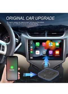 KASTWAVE Wireless CarPlay, Adapter for All Factory Wired CarPlay Cars, CarPlay Wireless Dongle Plug & Play Converts Wired CarPlay to Wireless for Factory Wired CarPlay Cars Ai Box Adapter USB Type C  - Image 3