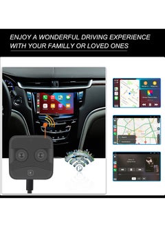 KASTWAVE Wireless CarPlay, Adapter for All Factory Wired CarPlay Cars, CarPlay Wireless Dongle Plug & Play Converts Wired CarPlay to Wireless for Factory Wired CarPlay Cars Ai Box Adapter USB Type C  - Image 5