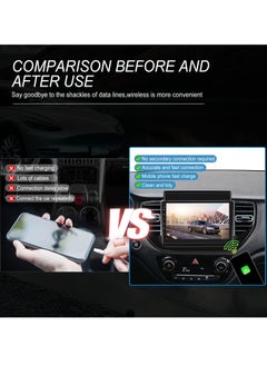 KASTWAVE Wireless CarPlay, Adapter for All Factory Wired CarPlay Cars, CarPlay Wireless Dongle Plug & Play Converts Wired CarPlay to Wireless for Factory Wired CarPlay Cars Ai Box Adapter USB Type C  - Image 4
