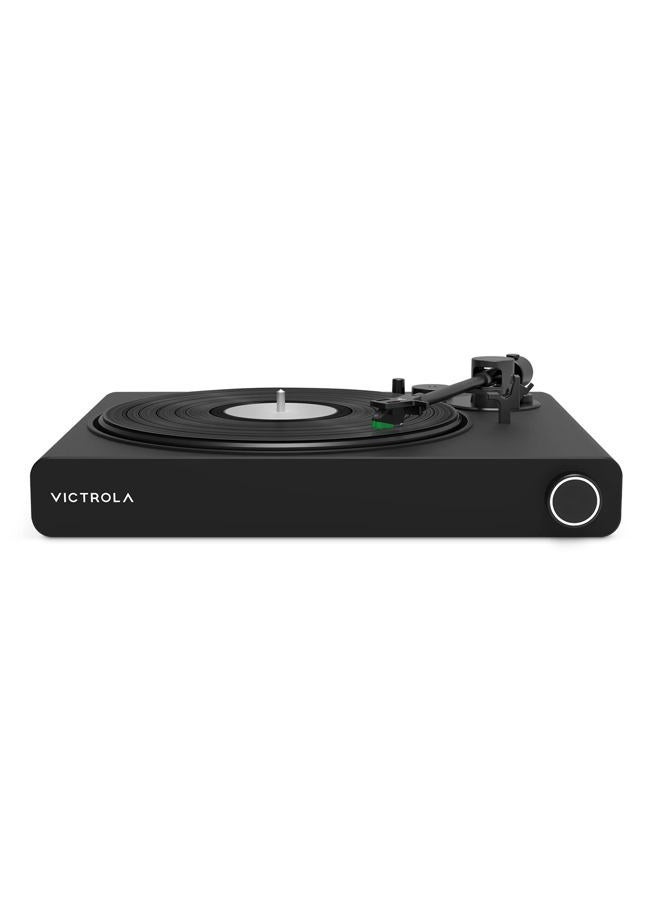 VICTROLA Stream Onyx Turntable - 33-1/3 & 45 RPM Vinyl Record Player, Works with Sonos Wirelessly, High Precision Magnetic Cartridge, Semi-Automatic, Multiple Connections, Black Matte Finish - Image 1