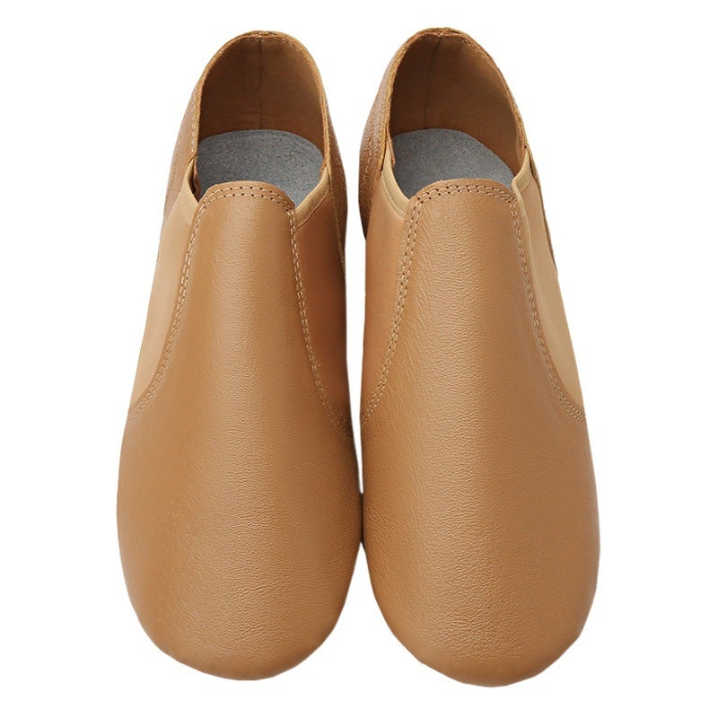Jazz Dance Shoes Women''s Soft Sole Breathable Lace-up Free Top Layer Cowhide Shoes Teacher Shoes Class Dance Shoes Practice Shoes - Image 2