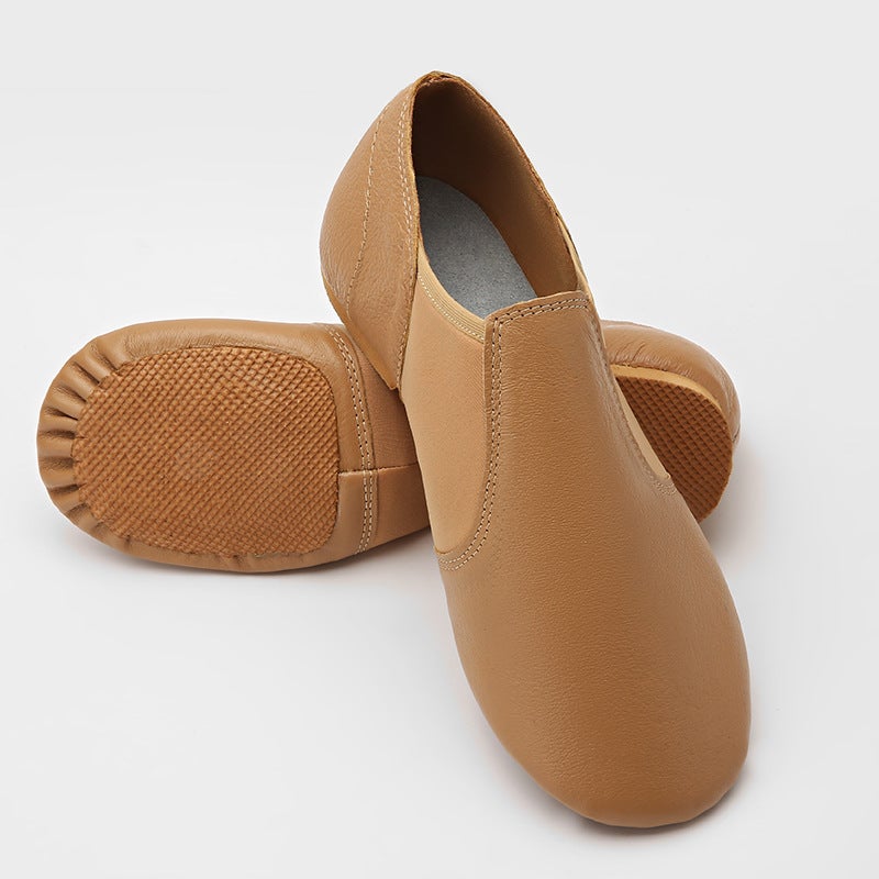 Jazz Dance Shoes Women''s Soft Sole Breathable Lace-up Free Top Layer Cowhide Shoes Teacher Shoes Class Dance Shoes Practice Shoes - Image 3