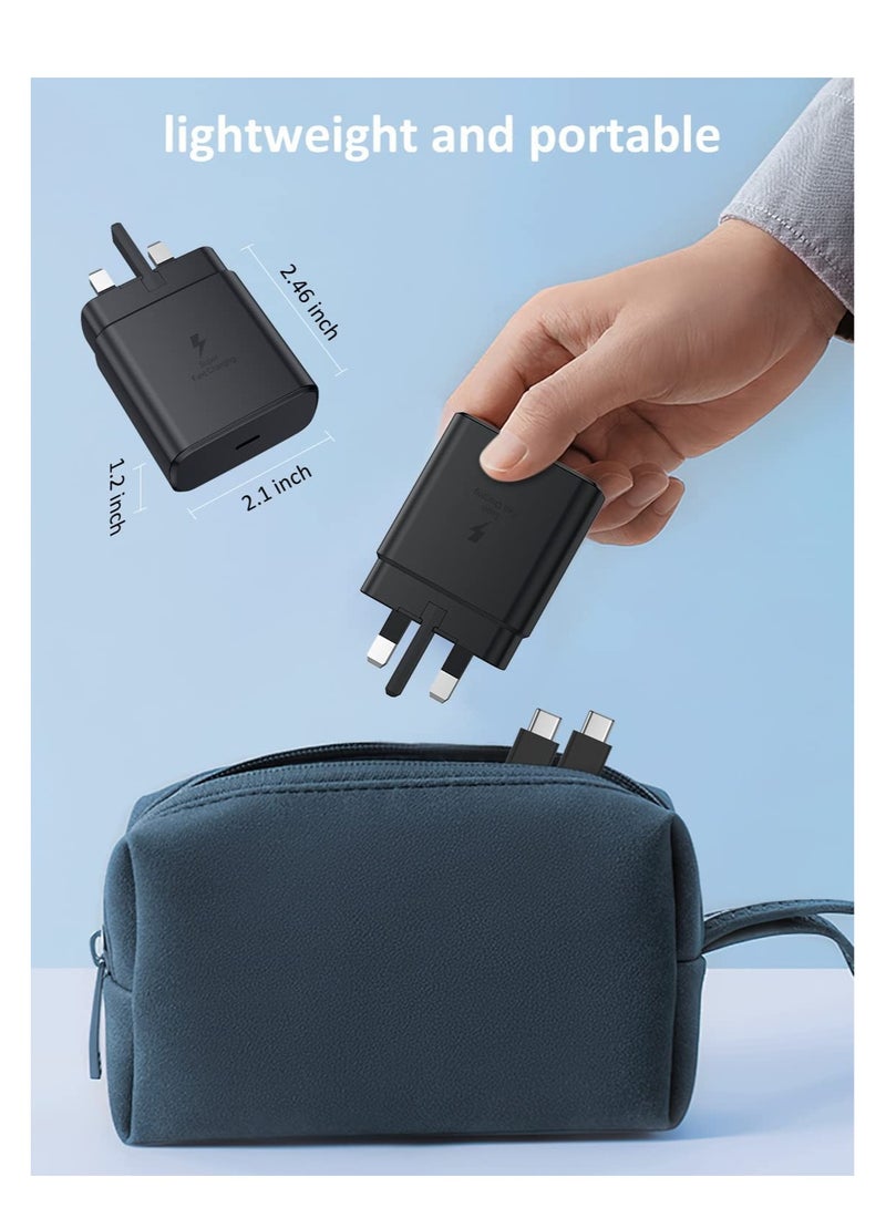 general 45W Super Fast Charger USB C Android Phone Charger Fast Charging Replacement for Samsung Galaxy S25/S25 Ultra/S25+/S24 Ultra/S24/S24+/S23 Ultra/S23/S22/S20/S21/Note 10,Galaxy Tab, Black - Image 3